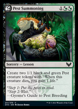 Pest Summoning [Strixhaven: School of Mages] - The Mythic Store | 24h Order Processing
