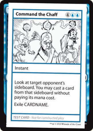 Command the Chaff (2021 Edition) [Mystery Booster Playtest Cards] - The Mythic Store | 24h Order Processing