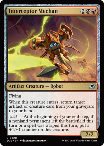 Interceptor Mechan [Edge of Eternities] - The Mythic Store | 24h Order Processing