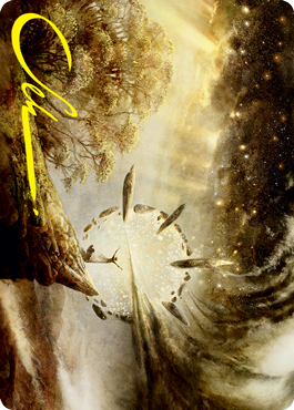 Harness Infinity Art Card (Gold-Stamped Signature) [Strixhaven: School of Mages Art Series] - The Mythic Store | 24h Order Processing