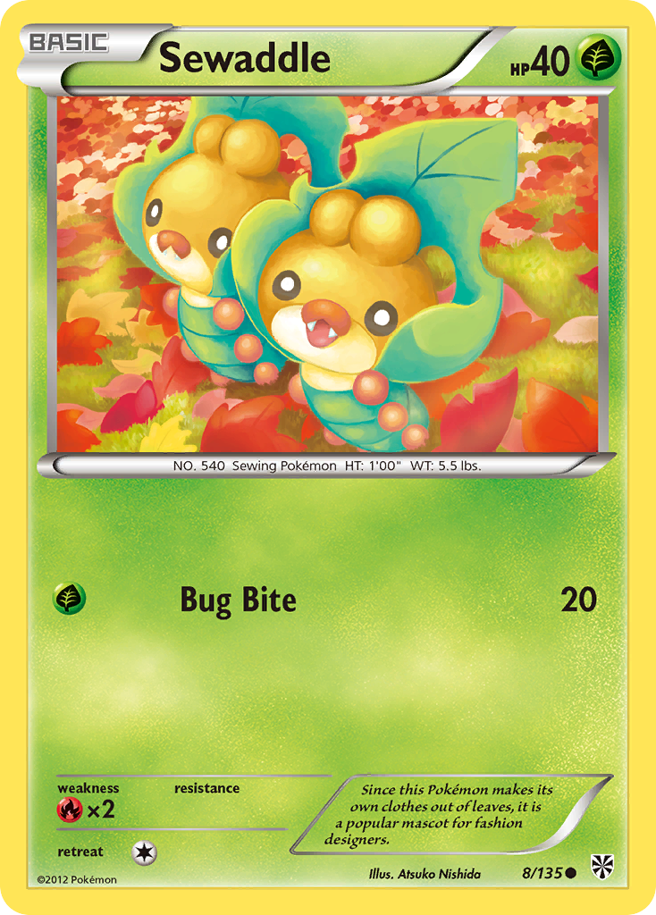 Sewaddle (8/135) [Black & White: Plasma Storm] - The Mythic Store | 24h Order Processing