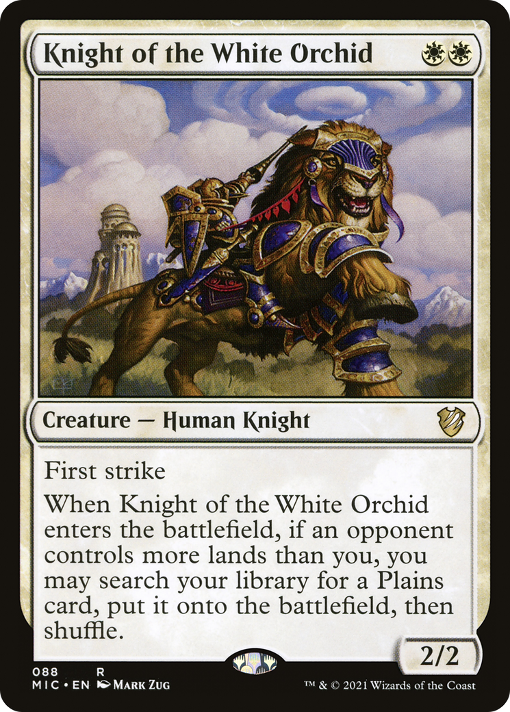 Knight of the White Orchid [Innistrad: Midnight Hunt Commander] - The Mythic Store | 24h Order Processing