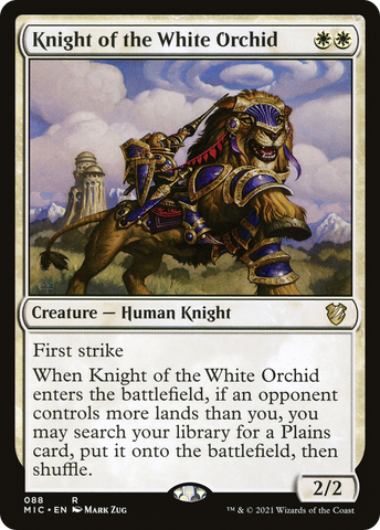 Knight of the White Orchid [Innistrad: Midnight Hunt Commander] - The Mythic Store | 24h Order Processing
