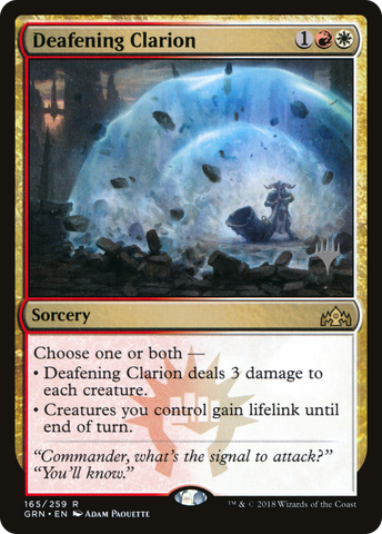 Deafening Clarion (Promo Pack) [Guilds of Ravnica Promos] - The Mythic Store | 24h Order Processing