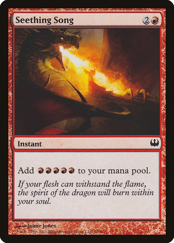 Seething Song [Duel Decks: Knights vs. Dragons] - The Mythic Store | 24h Order Processing