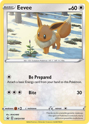 Eevee (SWSH190) [Sword & Shield: Black Star Promos] - The Mythic Store | 24h Order Processing