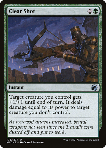 Clear Shot [Innistrad: Midnight Hunt] - The Mythic Store | 24h Order Processing