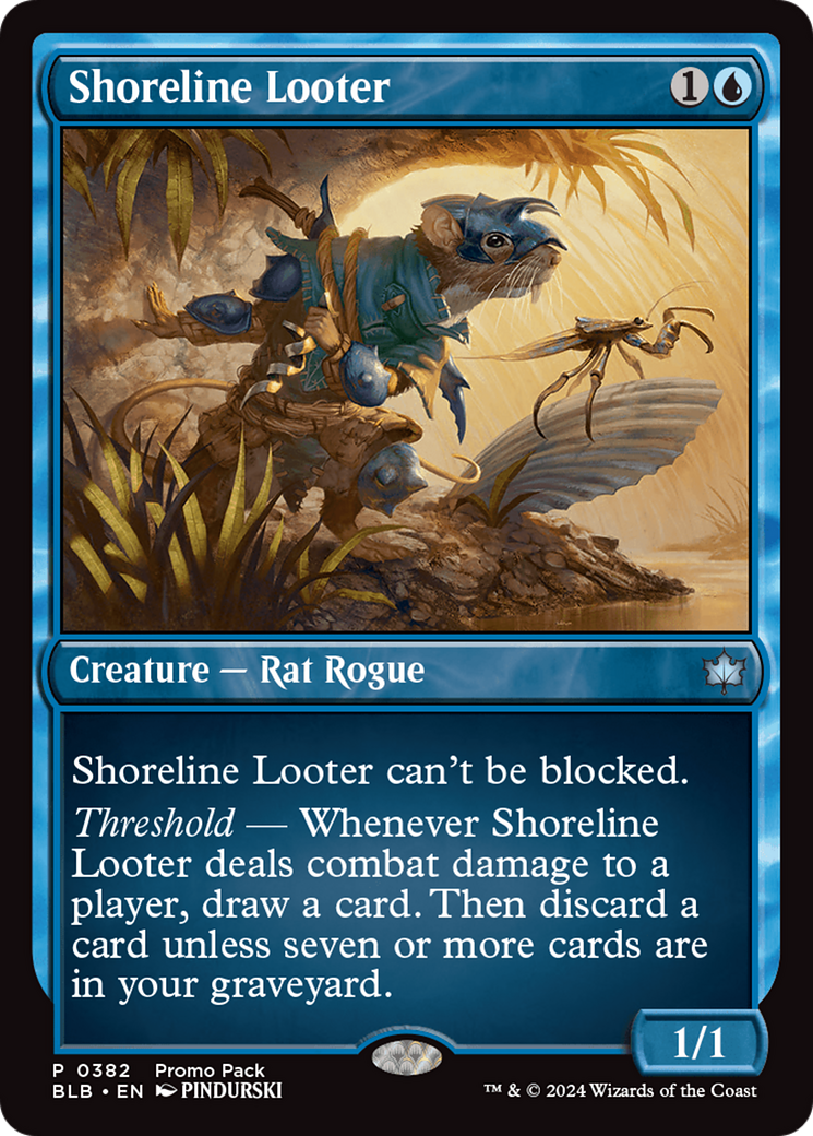 Shoreline Looter [Bloomburrow Promos] - The Mythic Store | 24h Order Processing