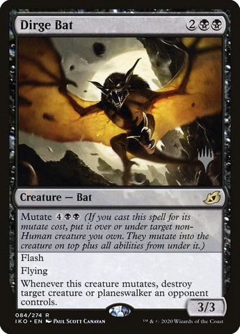 Dirge Bat (Promo Pack) [Ikoria: Lair of Behemoths Promos] - The Mythic Store | 24h Order Processing