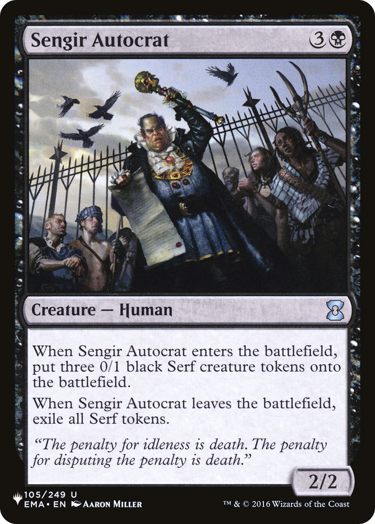 Sengir Autocrat [The List] - The Mythic Store | 24h Order Processing