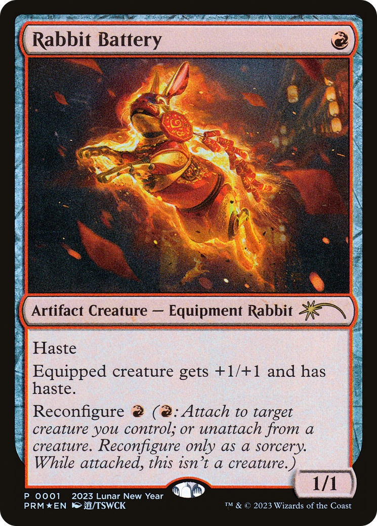 Rabbit Battery [Year of the Rabbit 2023] - The Mythic Store | 24h Order Processing