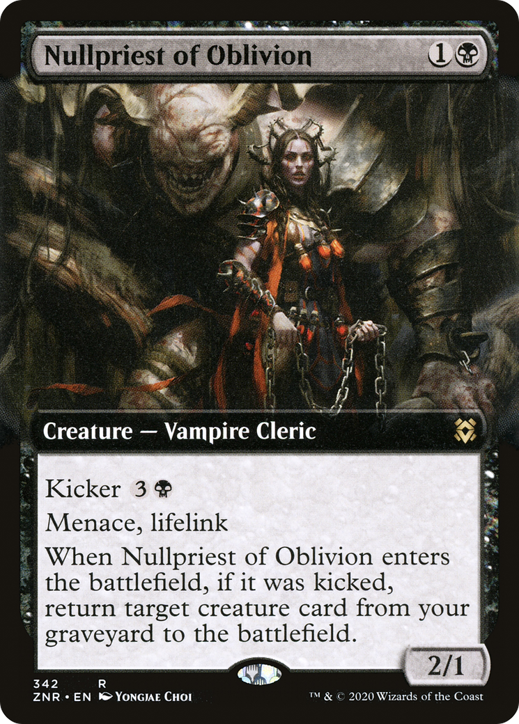 Nullpriest of Oblivion (Extended Art) [Zendikar Rising] - The Mythic Store | 24h Order Processing