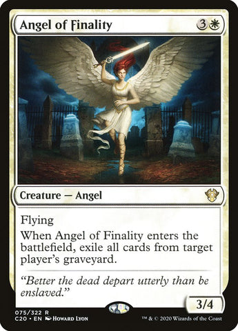 Angel of Finality [Commander 2020] - The Mythic Store | 24h Order Processing