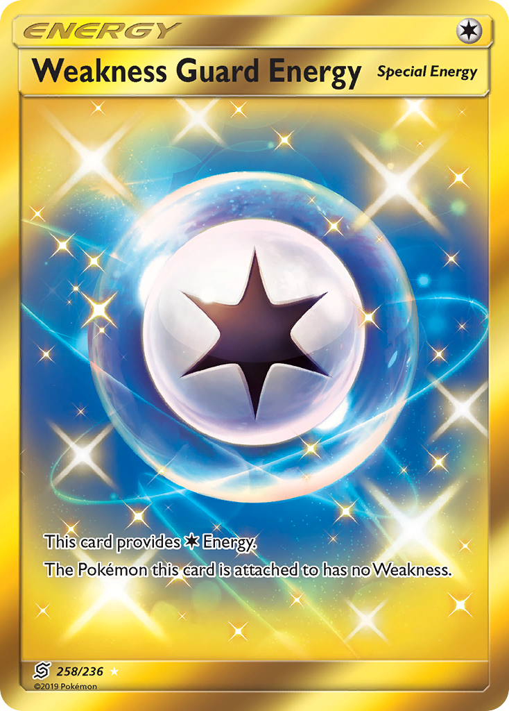 Weakness Guard Energy (258/236) [Sun & Moon: Unified Minds] - The Mythic Store | 24h Order Processing