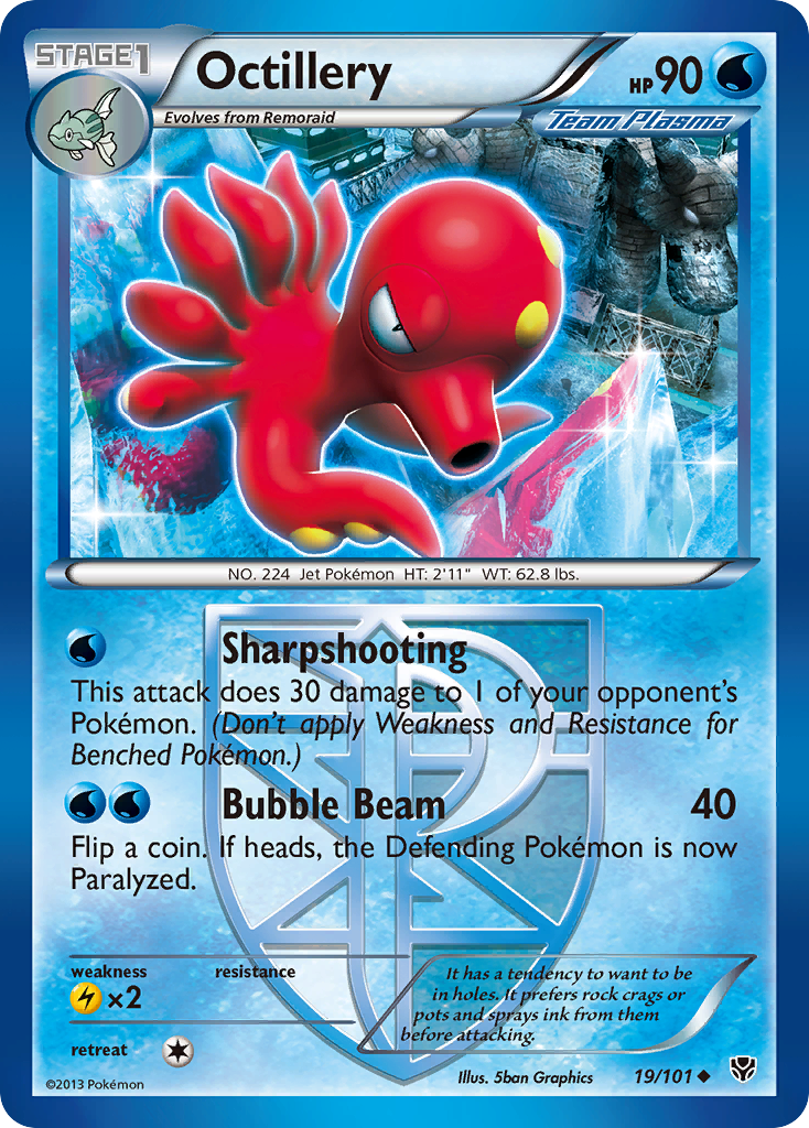 Octillery (19/101) [Black & White: Plasma Blast] - The Mythic Store | 24h Order Processing