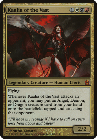 Kaalia of the Vast (Oversized) [Commander 2011 Oversized] - The Mythic Store | 24h Order Processing
