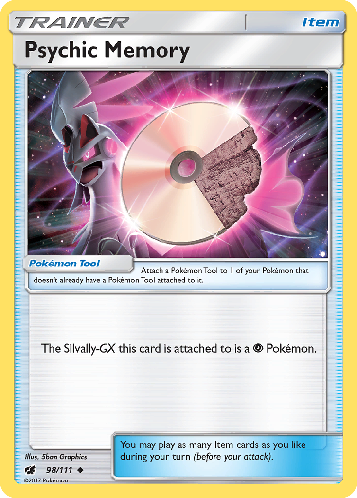 Psychic Memory (98/111) [Sun & Moon: Crimson Invasion] - The Mythic Store | 24h Order Processing