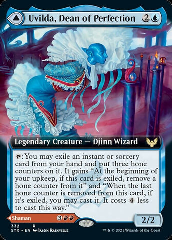 Uvilda, Dean of Perfection // Nassari, Dean of Expression (Extended Art) [Strixhaven: School of Mages] - The Mythic Store | 24h Order Processing