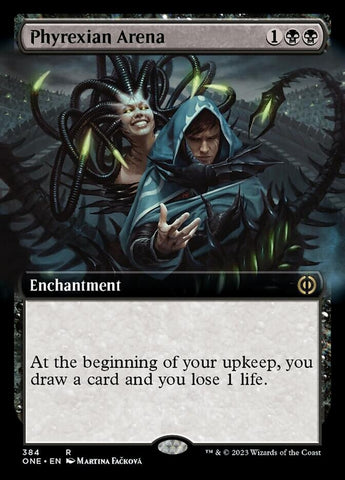 Phyrexian Arena (Extended Art) [Phyrexia: All Will Be One] - The Mythic Store | 24h Order Processing