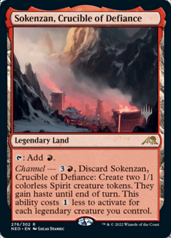 Sokenzan, Crucible of Defiance (Promo Pack) [Kamigawa: Neon Dynasty Promos] - The Mythic Store | 24h Order Processing