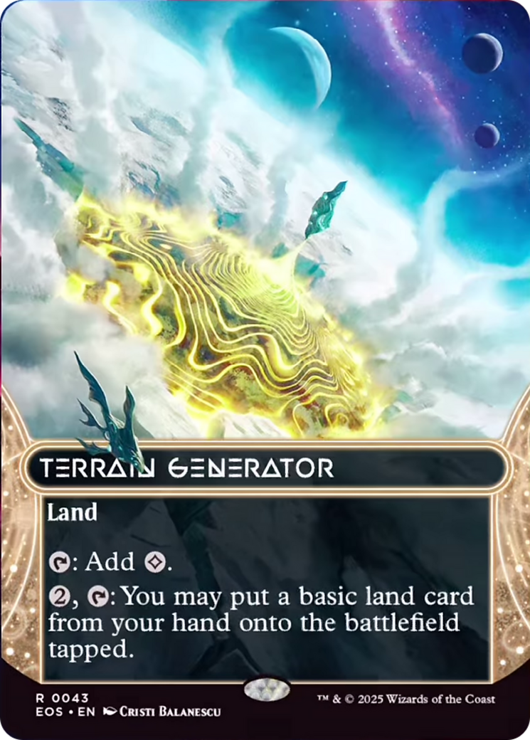 Terrain Generator (0043) (Borderless) [Edge of Eternities: Stellar Sights] - The Mythic Store | 24h Order Processing