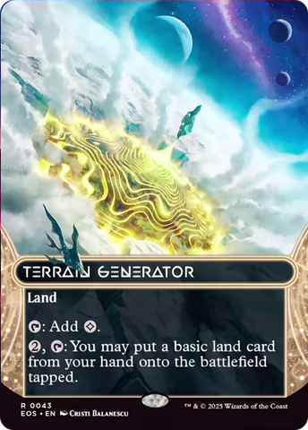 Terrain Generator (0043) (Borderless) [Edge of Eternities: Stellar Sights] - The Mythic Store | 24h Order Processing