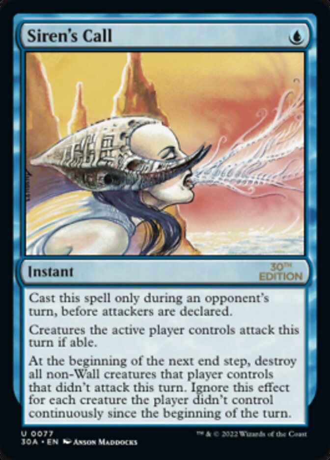 Siren's Call [30th Anniversary Edition] - The Mythic Store | 24h Order Processing