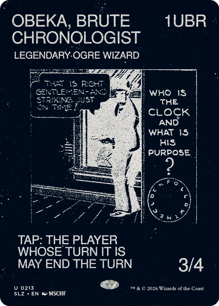 Obeka, Brute Chronologist (0213) [Secret Lair x MSCHF: The Zeta Set] - The Mythic Store | 24h Order Processing