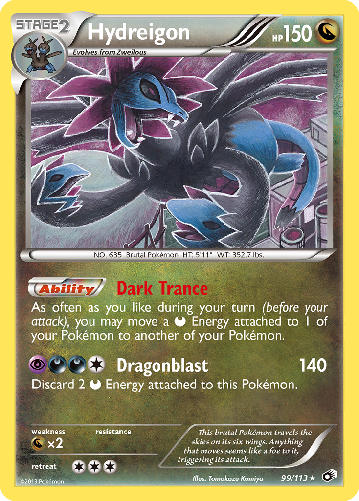 Hydreigon (99/113) [Black & White: Legendary Treasures] - The Mythic Store | 24h Order Processing