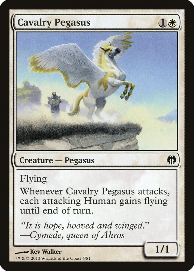Cavalry Pegasus [Duel Decks: Heroes vs. Monsters] - The Mythic Store | 24h Order Processing
