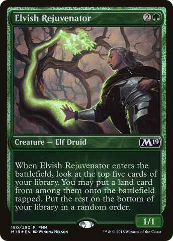 Elvish Rejuvenator (FNM) [Core Set 2019 Promos] - The Mythic Store | 24h Order Processing