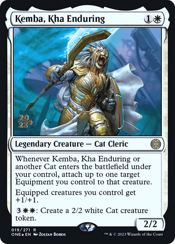 Kemba, Kha Enduring [Phyrexia: All Will Be One Prerelease Promos] - The Mythic Store | 24h Order Processing