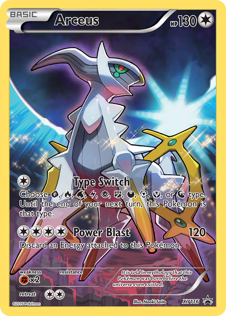 Arceus (XY116) [XY: Black Star Promos] - The Mythic Store | 24h Order Processing