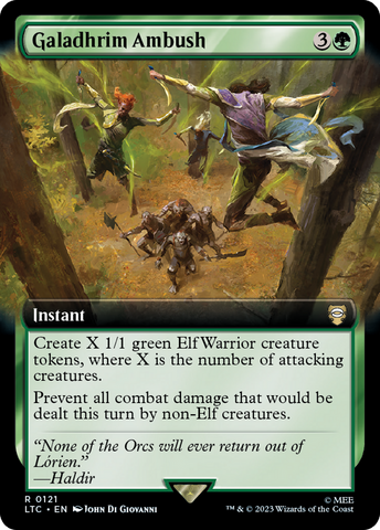 Galadhrim Ambush (Extended Art) [The Lord of the Rings: Tales of Middle-Earth Commander] - The Mythic Store | 24h Order Processing