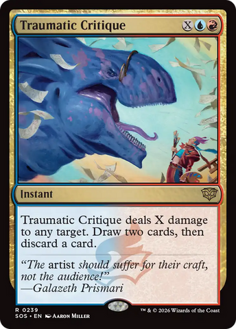 Traumatic Critique [Secrets of Strixhaven] - The Mythic Store | 24h Order Processing