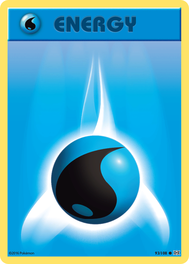 Water Energy (93/108) [XY: Evolutions] - The Mythic Store | 24h Order Processing
