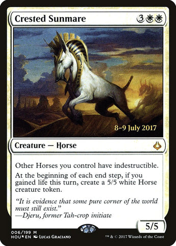 Crested Sunmare [Hour of Devastation Prerelease Promos] - The Mythic Store | 24h Order Processing