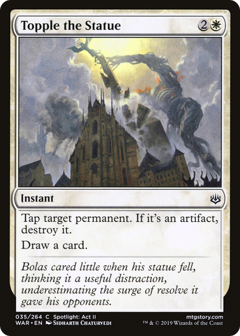 Topple the Statue [War of the Spark] - The Mythic Store | 24h Order Processing