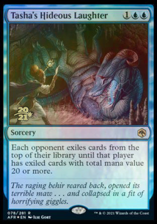 Tasha's Hideous Laughter [Dungeons & Dragons: Adventures in the Forgotten Realms Prerelease Promos] - The Mythic Store | 24h Order Processing