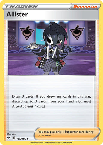 Allister (146/185) [Sword & Shield: Vivid Voltage] - The Mythic Store | 24h Order Processing