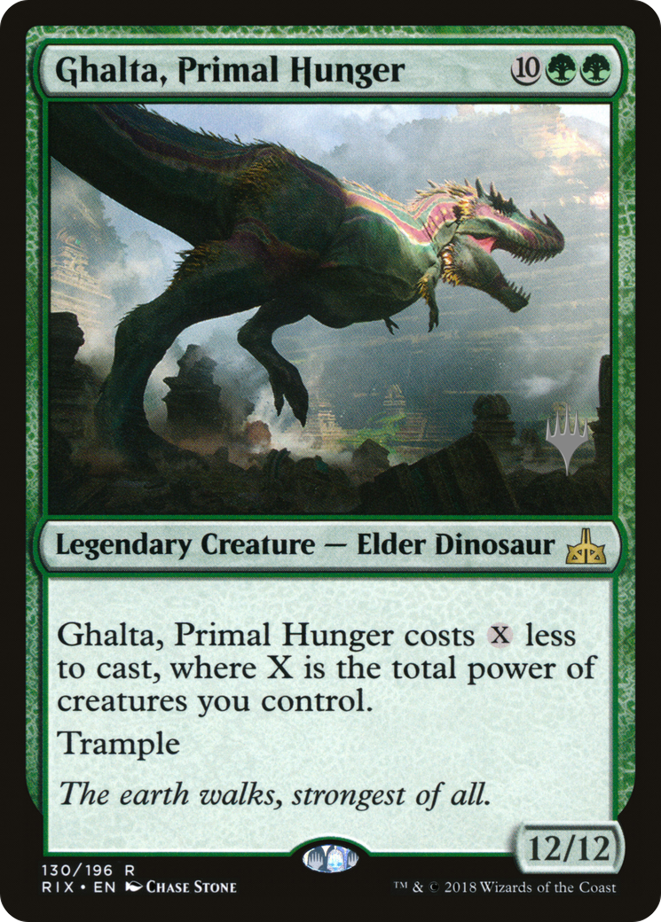 Ghalta, Primal Hunger (Promo Pack) [Rivals of Ixalan Promos] - The Mythic Store | 24h Order Processing