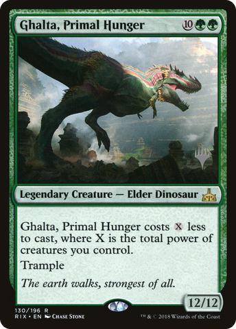 Ghalta, Primal Hunger (Promo Pack) [Rivals of Ixalan Promos] - The Mythic Store | 24h Order Processing