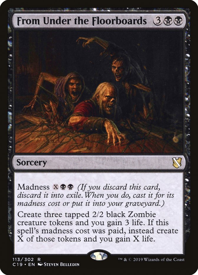 From Under the Floorboards [Commander 2019] - The Mythic Store | 24h Order Processing