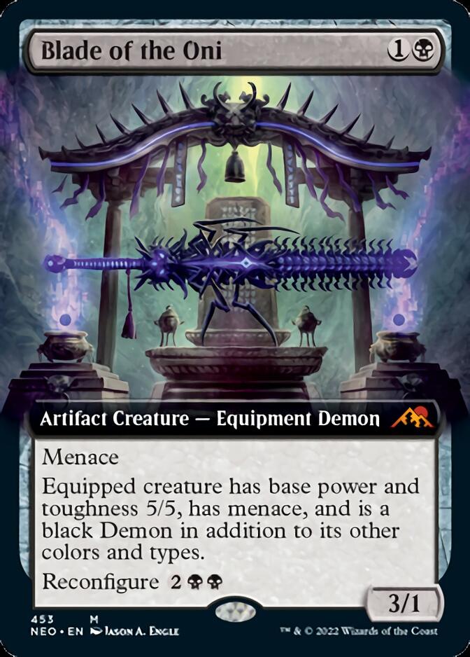 Blade of the Oni (Extended Art) [Kamigawa: Neon Dynasty] - The Mythic Store | 24h Order Processing
