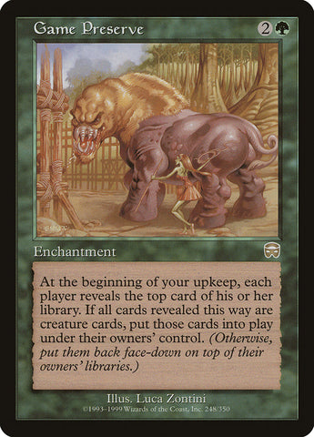 Game Preserve [Mercadian Masques] - The Mythic Store | 24h Order Processing