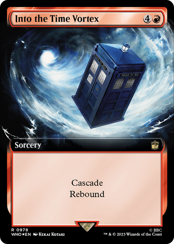 Into the Time Vortex (Extended Art) (Surge Foil) [Doctor Who] - The Mythic Store | 24h Order Processing