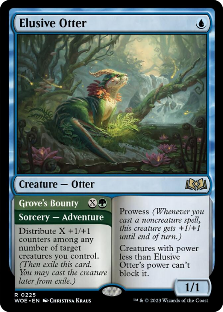 Elusive Otter // Grove's Bounty [Wilds of Eldraine] - The Mythic Store | 24h Order Processing