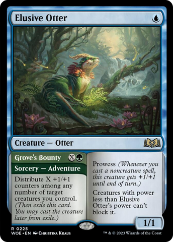 Elusive Otter // Grove's Bounty [Wilds of Eldraine] - The Mythic Store | 24h Order Processing