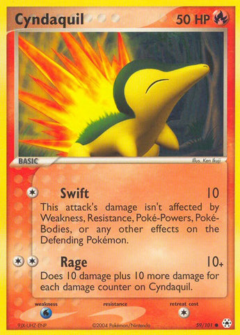 Cyndaquil (59/101) [EX: Battle Stadium] - The Mythic Store | 24h Order Processing