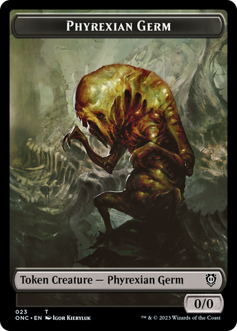 Phyrexian Germ Token [Phyrexia: All Will Be One Commander Tokens] - The Mythic Store | 24h Order Processing